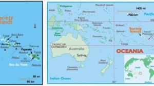 Society-Sicily Islands Map