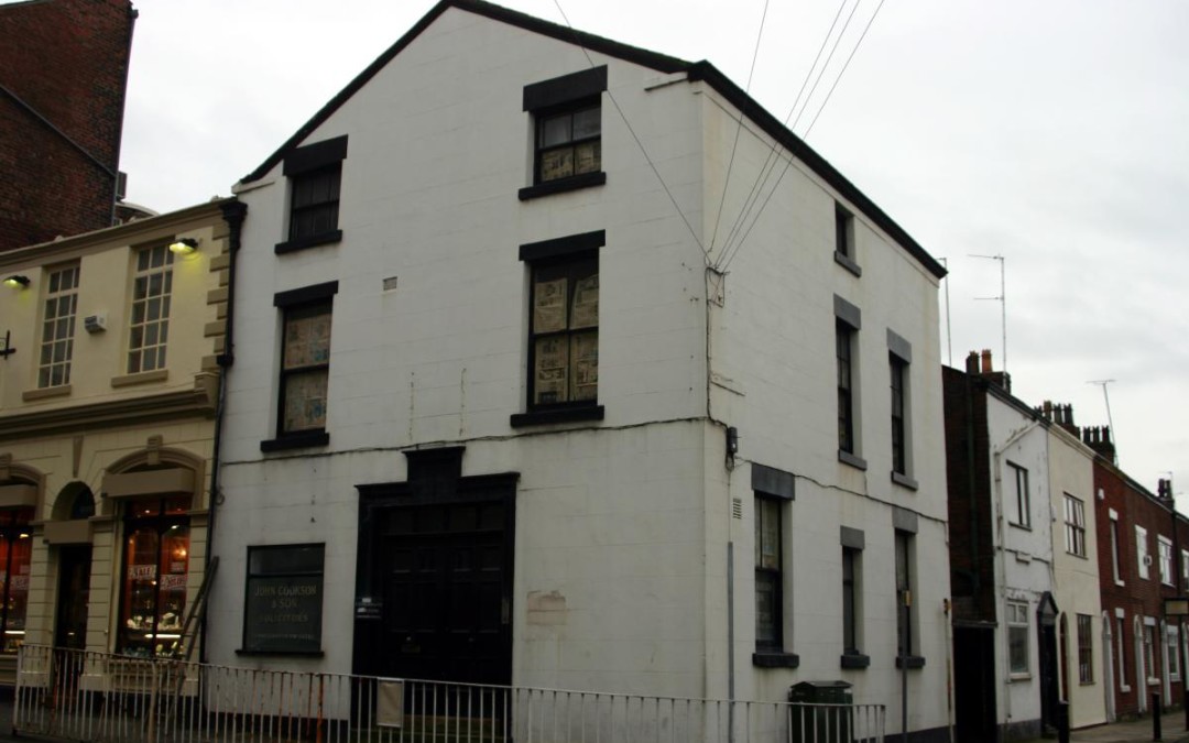 Missionay lodging on Wilfrid Street in Preston, England in 1837