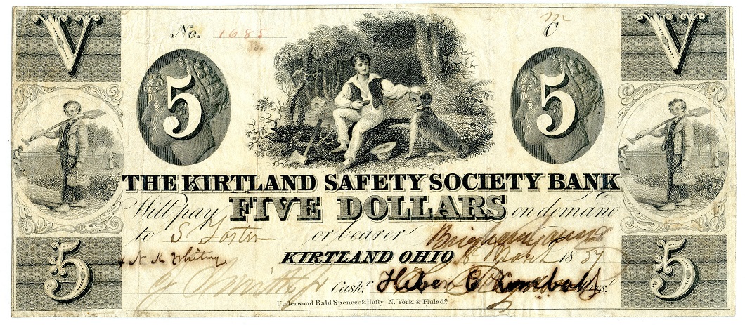 Mormon Note Kirkland