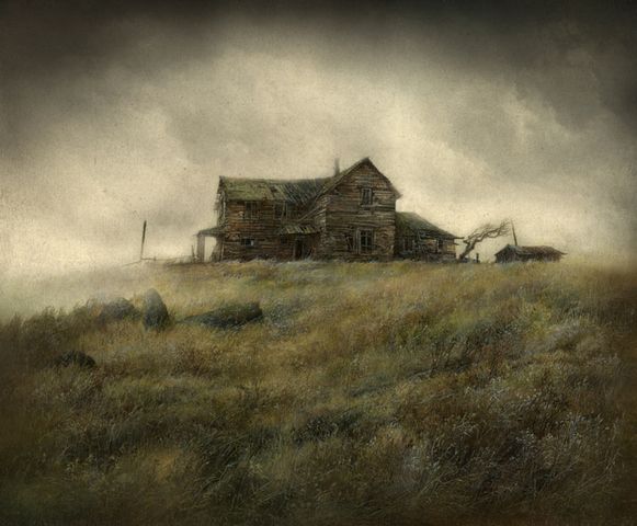 Old Pioneer Abandoned Farmhouse