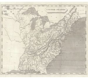 1805 United States Map